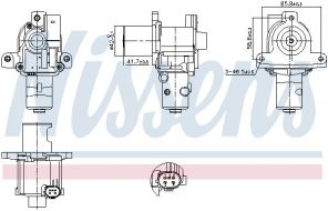 Nissens 98183 - Ventil AGR/EGR -