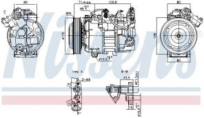 Nissens 891043 - Kompresor -