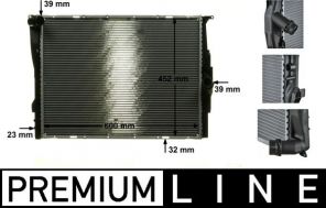 Mahle CR 1090 000P - Chladič vody -