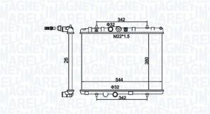 Magneti Marelli 350213156100 - Chladič vody