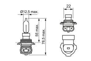 Bosch 1 987 302 027 - Žiarovka dialkového svetlometu