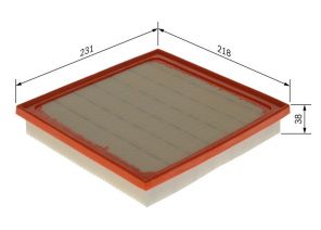 Bosch F 026 400 743 - Vzduchový filter -