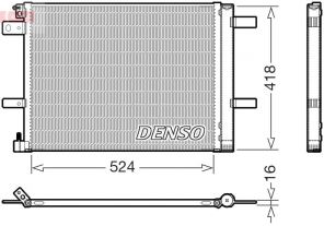 Denso DCN07062 - Kondenzátor