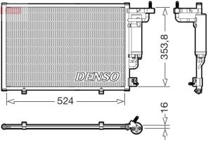Denso DCN10059 - Kondenzátor