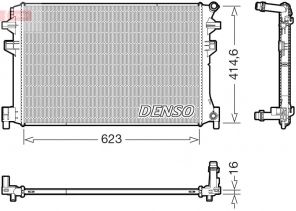 Denso DRM02048 - Chladič vody