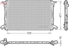 Denso DRM02049 - Chladič vody