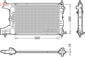 Denso DRM15017 - Chladič vody