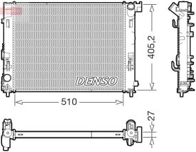 Denso DRM46076 - Chladič vody