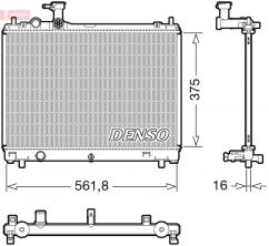 Denso DRM47044 - Chladič vody