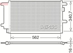 Denso DCN12003 - Kondenzátor