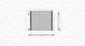 Magneti Marelli 350203832000 - Kondenzátor