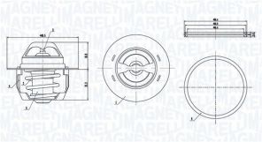 Magneti Marelli 352317005140 - Termostat -