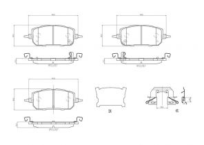 Brembo P 49 067 - Brzdové platničky -