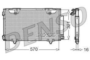 Denso DCN50010 - Kondenzátor