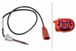 Hella 6PT 010 376-861 - Snímač teploty výfukových plynov