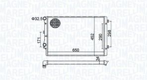 Magneti Marelli 350213157800 - Chladič vody