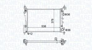 Magneti Marelli 350213186700 - Chladič vody -