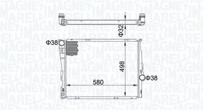 Magneti Marelli 350213163600 - Chladič vody