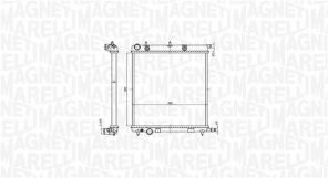 Magneti Marelli 350213819000 - Chladič vody -