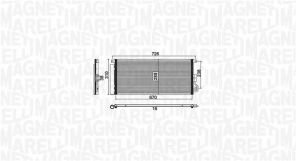 Magneti Marelli 350203807000 - Kondenzátor