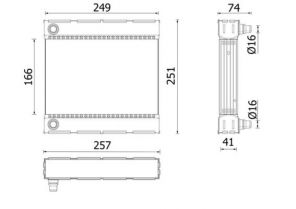 Mahle CR 926 000P - Chladič vody -