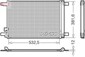 Denso DCN02048 - Kondenzátor