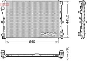 Denso DRM17118 - Chladič vody