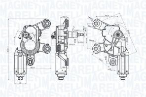 Magneti Marelli 064073000010 - Motor stieračov