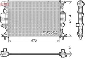 Denso DRM10121 - Chladič vody