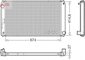 Denso DRM50151 - Chladič vody