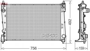 Denso DRM09178 - Chladič vody