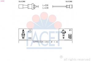 Facet 4.7251 - Zapaľovací kábel