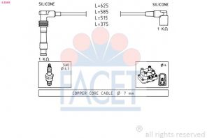 Facet 4.8688 - Zapaľovací kábel