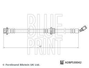 Blue Print ADBP530042 - Brzdová hadica -