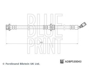 Blue Print ADBP530043 - Brzdová hadica -