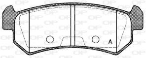 Open Parts BPA1048.00 - Brzdové platničky -