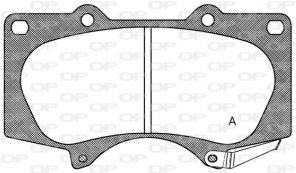 Open Parts BPA0988.00 - Brzdové platničky -