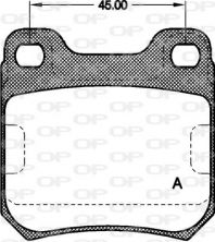 Open Parts BPA0239.00 - Brzdové platničky -