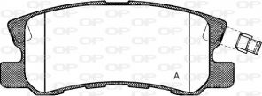 Open Parts BPA0803.02 - Brzdové platničky -