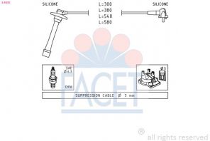 Facet 4.9435 - Zapaľovací kábel
