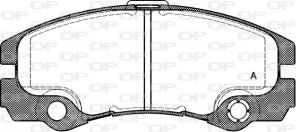 Open Parts BPA0425.32 - Brzdové platničky -