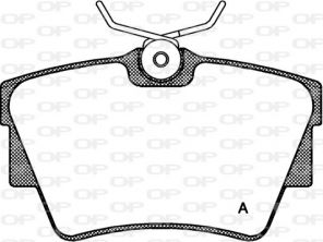 Open Parts BPA0591.30 - Brzdové platničky -