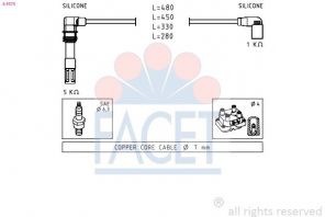 Facet 4.9575 - Zapaľovací kábel