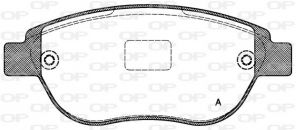 Open Parts BPA0841.00 - Brzdové platničky -