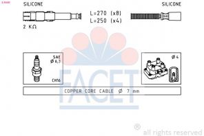 Facet 4.9649 - Zapaľovací kábel