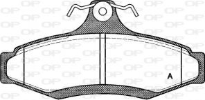 Open Parts BPA0646.10 - Brzdové platničky -
