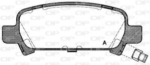 Open Parts BPA0729.02 - Brzdové platničky -