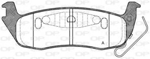 Open Parts BPA1106.10 - Brzdové platničky -