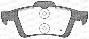 Open Parts BPA0842.30 - Brzdové platničky -
