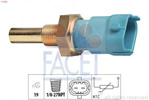 Facet 7.3263 - Snímač teploty chladiacej kvapaliny